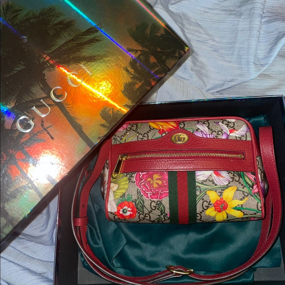 Authentic Gucci Ophidia Mini Crossbody Bag